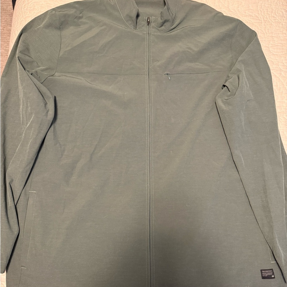 Travis Mathew Olive Green Lightweight Jacket